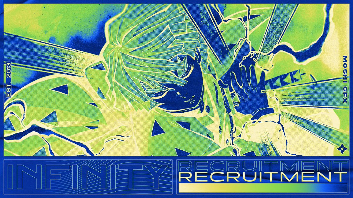 GAOXNG1's tweet photo. INFINITY Guild - Private recruitment poster - Moshi GFX
Commissions open, dm to get yours! (New prices)
Support appreciated π& β»οΈ
#MoshiGFX #Infinity #zenitsu #grunge #commissionsopen https://t.co/4EYcy9Lj6c