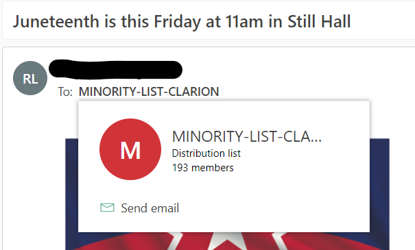 zhukeeper_'s tweet photo. omg I got added to my school's "minority mailing list" what an honor to attend the Juneteenth event that only the 193 minority students are invited to 💀 https://t.co/atdZwgKaKD