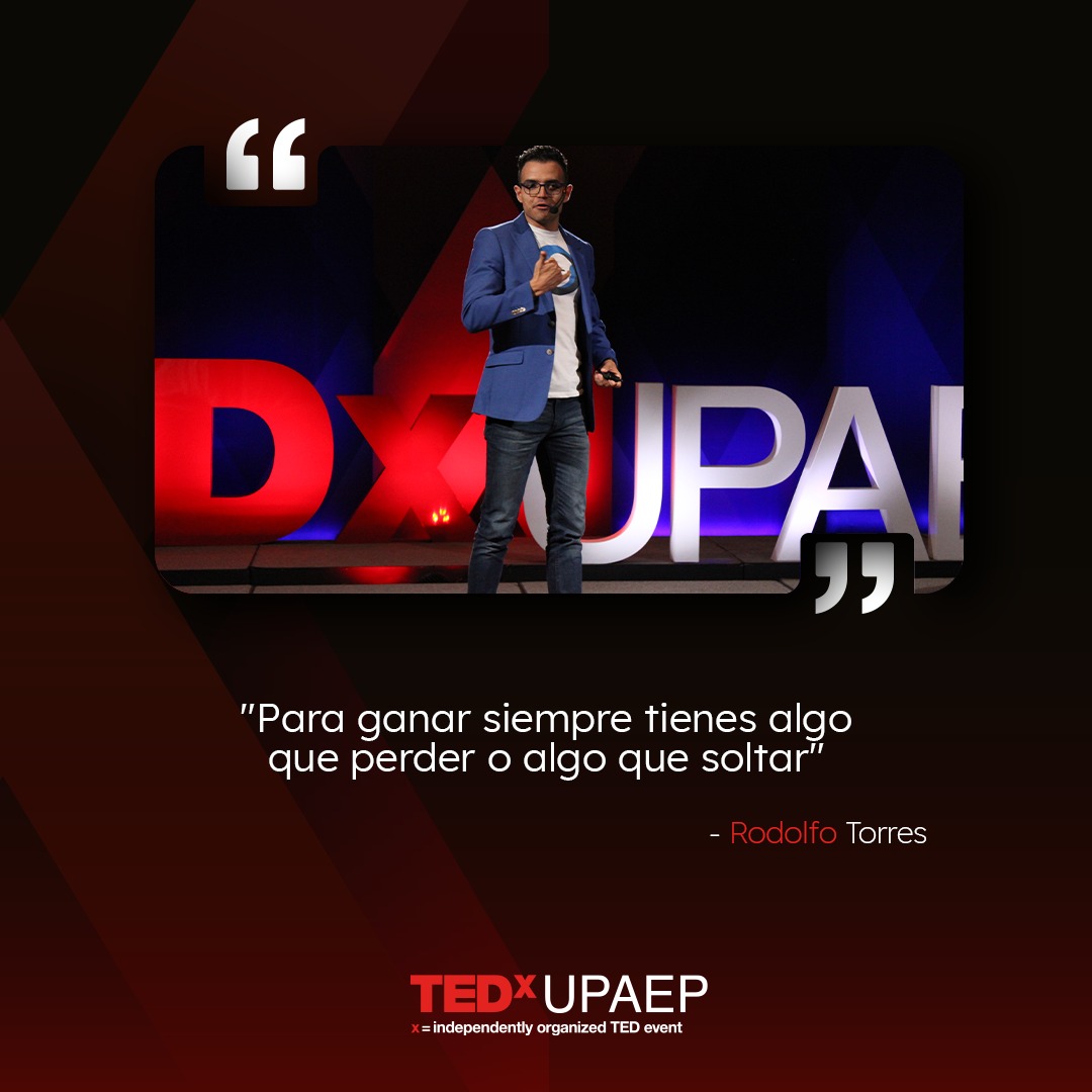 Rodolfo Torres nos da la gran enseñanza de "Lo que ganas cuando pierdes" 🗣💭 

#TEDXUPAEP #EDGEPOINT #TED #TEDx #UPAEP #upaepestudiantes #Puebla