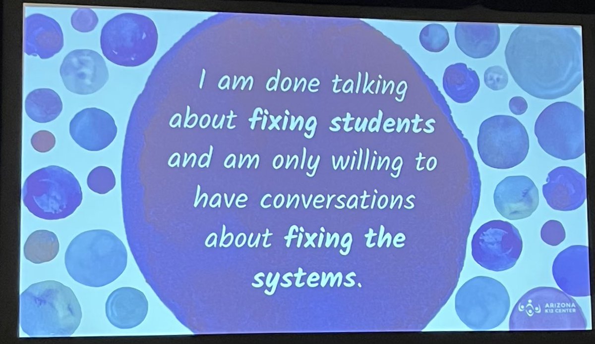 erinstrong75's tweet photo. Love hearing Kristin Roberts (@kmichalroberts) speak about her passion! #AZTLI2023 #AZTeacherLeader @azk12 https://t.co/pGbqQeo5J7