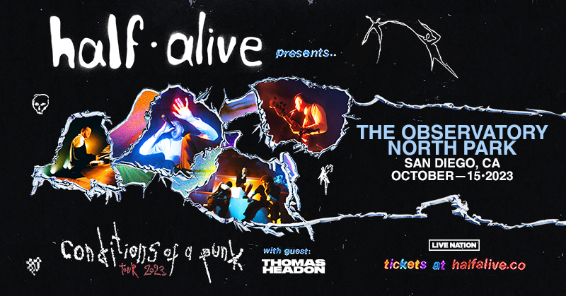 JUST ANNOUNCED: @halfaliveco's Conditions Of A Punk tour is coming to ONP on October 15th! Pre-sale tickets available Weds, 6/14 @ 11AM - Thurs, 6/15 @ 10:00PM with code: DISCO Public tickets on sale Friday, 6/16 @ 10AM Grab your pre-sales & find more info from the link in bio!