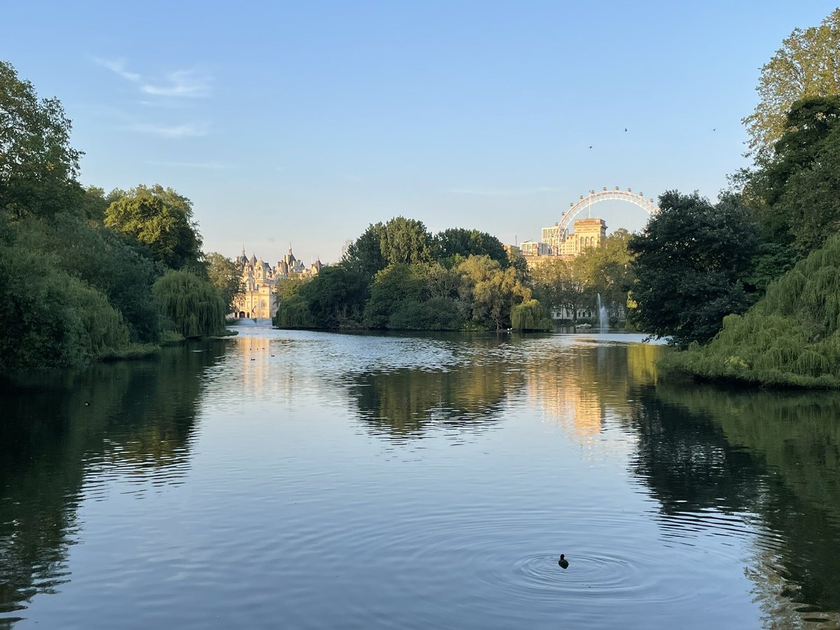 #London earlier this evening