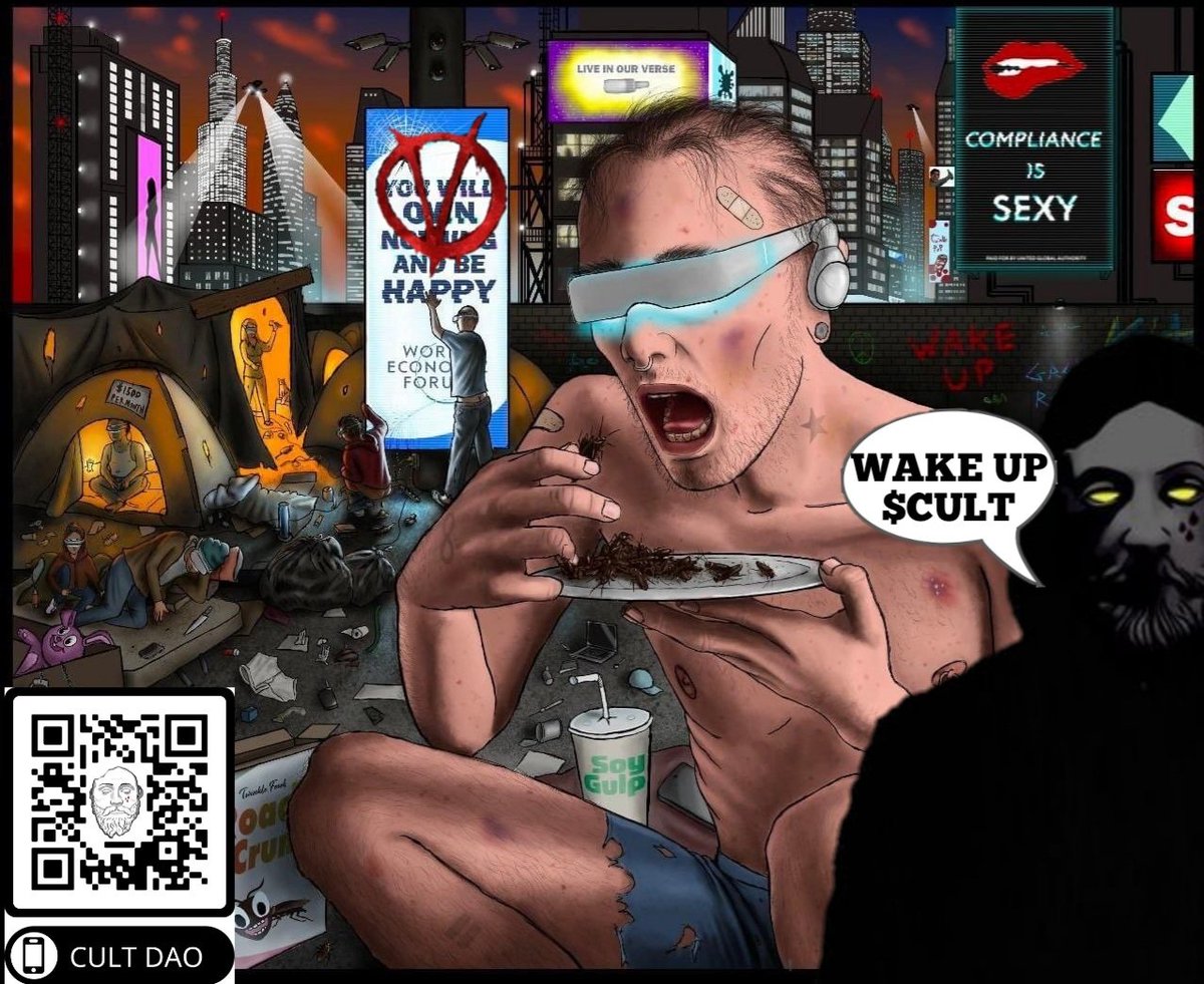 KILLtrOTTcity's tweet photo. #DEFI the Corrupt Establishment TOGETHER.
$CULT
$RVLT against #CBDC 's
Aka #SlaveCoin . Time is running out on your freedoms if you don't take a stand. https://t.co/75jKnrzI1d