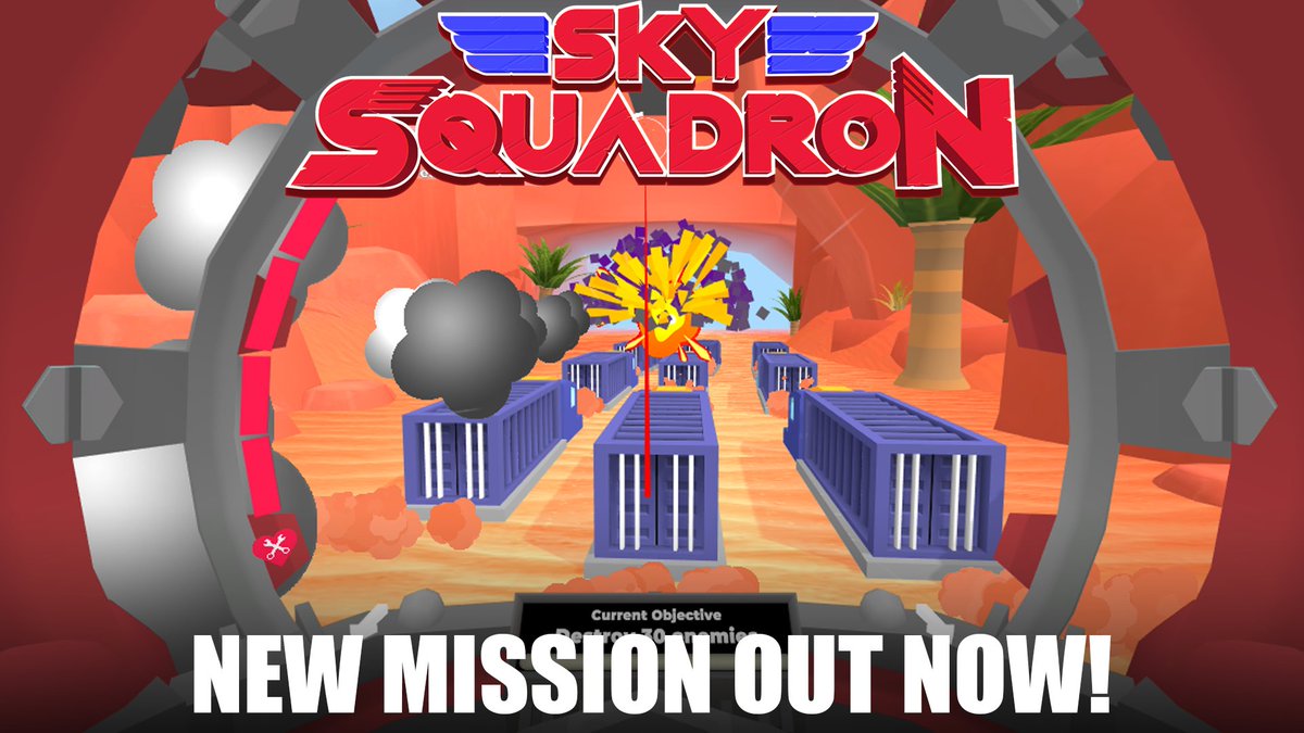 skysquadrongame's tweet photo. Stone the crows! A new Sky Squadron mission just dropped! Help our mates in Kookaburra Flats get their supplies!

Find Sky Squadron:
Meta Quest: https://t.co/OApsBPRa2j
Steam: https://t.co/pq9rWXmrRz
Discord: https://t.co/Zx898T7I2c

#indiegames  #MetaQuest #SteamDeck #unity3d https://t.co/7UH4gfipw1