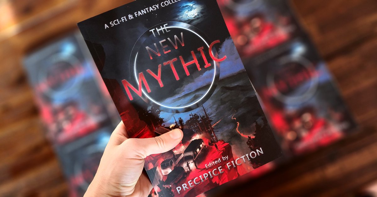 PrecipiceFic's tweet photo. This Sat &amp; Sun we're at Sydney @SupanovaExpo!

Grab a copy of The New Mythic 🤩 We're still obsessed with Ajit Govett's cover art! 

We'll have art prints of the cover as well as art featured inside 🎨

Also visit our stall for a sneak peek listen to our upcoming audiobook! 🎧 https://t.co/o7tRJuKEjj