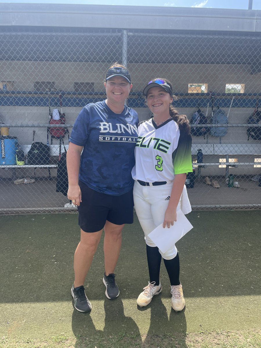 Had such a great time at the Blinn softball camp today!! What a great opportunity, thank you so much for having me!!💙 <a href="/bh_softball/">Barbers Hill HS Softball</a> <a href="/CoachCates18/">Coach Cates</a> <a href="/Sports_Recruits/">SportsRecruits</a> <a href="/AcesSpotlight/">Student ACES Sports Spotlight</a> <a href="/EliteSoftballTx/">Elite Softball</a> <a href="/CoastRecruits/">Coast 2 Coast Recruits</a> <a href="/BlinnSoftball/">Blinn College Softball</a>