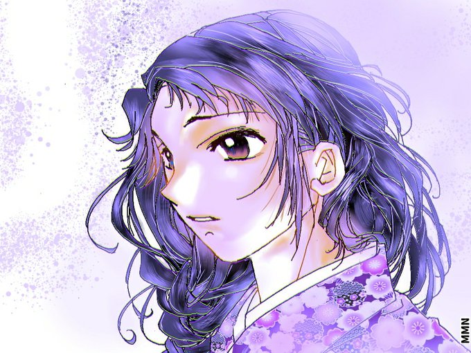 「ロングヘアー 紫」のTwitter画像/イラスト(新着)｜4ページ目