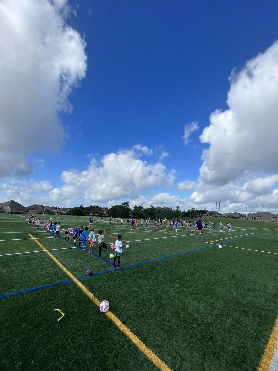 RPHSGirlsSoccer's tweet photo. RP Soccer Camp Day 1 ✅ 
Two more days to go! https://t.co/2QA011mxWx