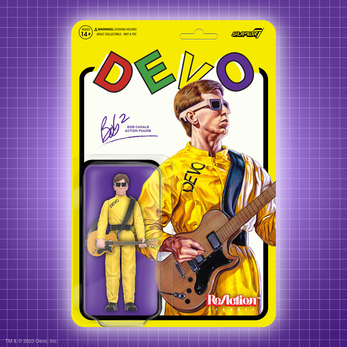 We can’t get no… sa-tis-fac-tion. The Devo ReAction Figure of Bob 2 arrives this fall! #Super7 @DEVO