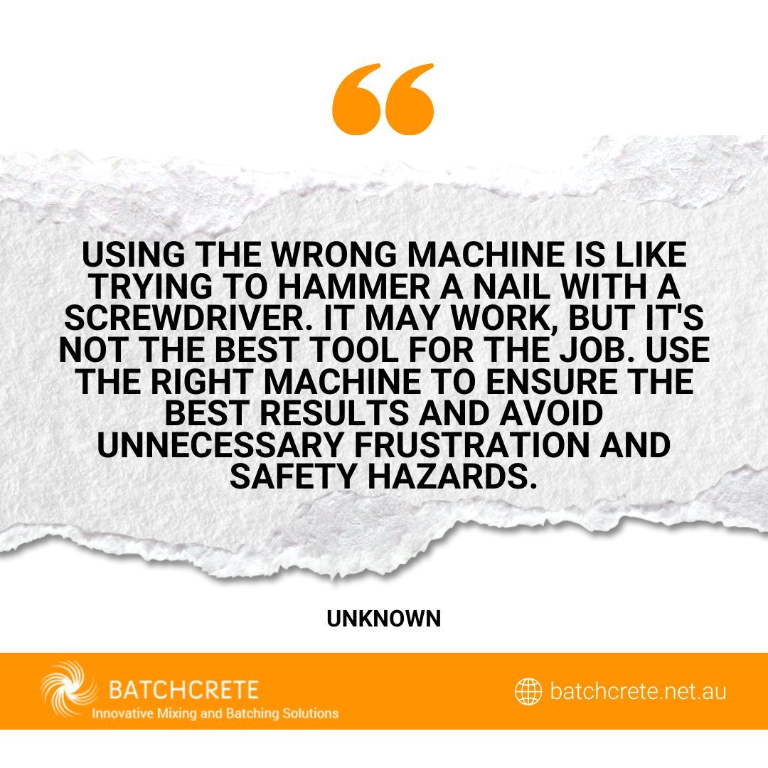 We definitely agree! 

What’s your say on this? Let us know in the comments below!

#concrete #concreteconstruction #businesssuccess #concretebatching #concretemixing #costeffective #cuttingedge