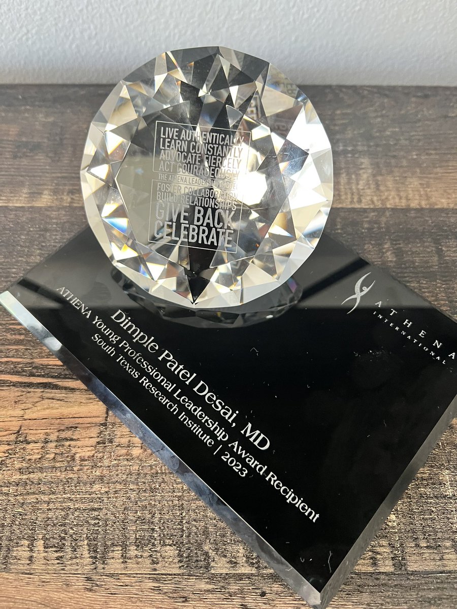 DimplePDesai's tweet photo. So honored to win the ATHENA Young Professional Leadership Award! 🏆

It’s truly amazing being part of an inspirational team who motivate you to be your best and continue to grow. https://t.co/Xb3Ph11gR9