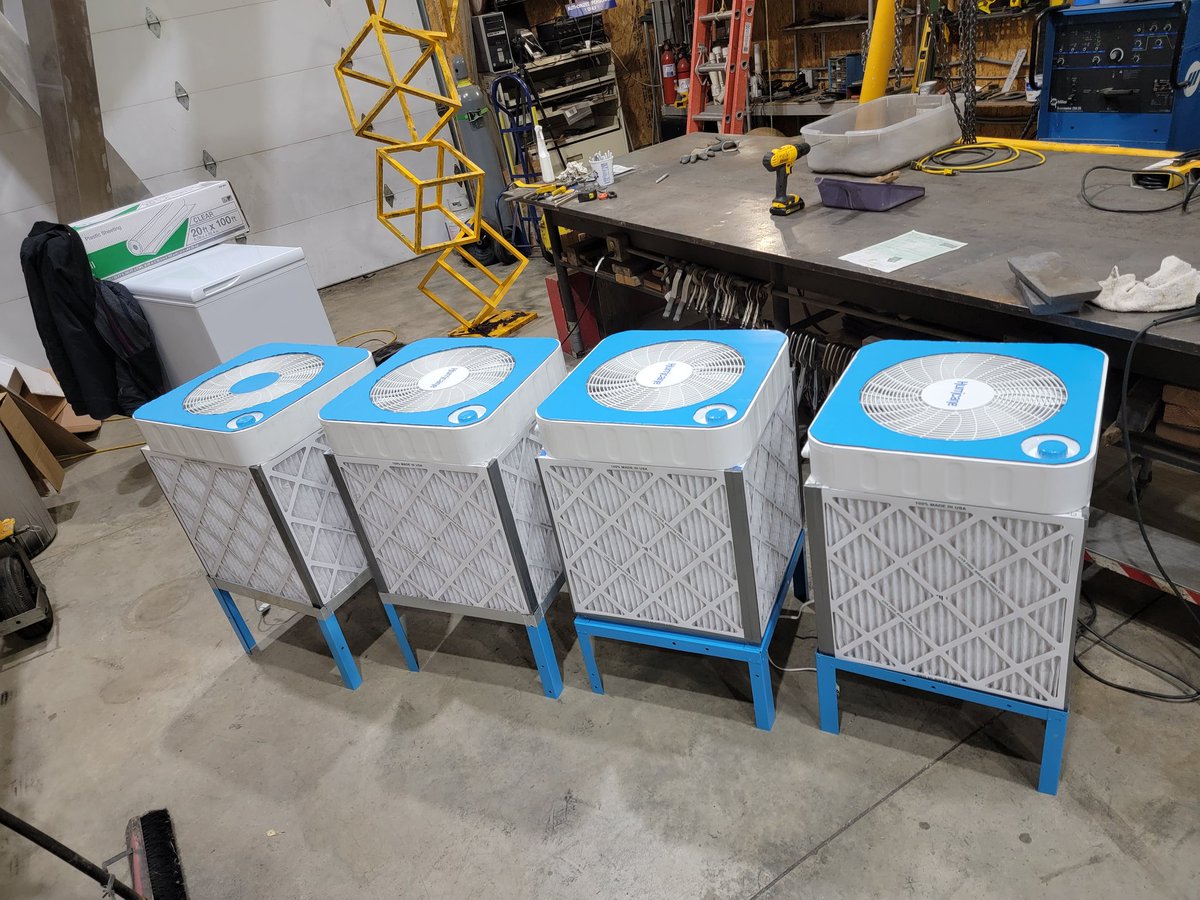 @chuerta1 Have you ever heard of a #CorsiRosenthalBox #crbox?

While they were created to filter #COVID19, they are FAR superior to store-bought hepa filters and cost under $100 to make... they TOTALLY filter seasonal allergens.