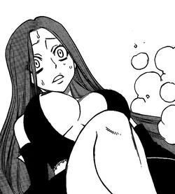 ⠀
⠀Now there goes that scary face again. It still gives her nightmares from their last encounter at the Grand Magic Games. ⠀     
        
   But fret not. She has already made up with the blondie.

⠀⠀⠀⠀⠀⠀   ⠀