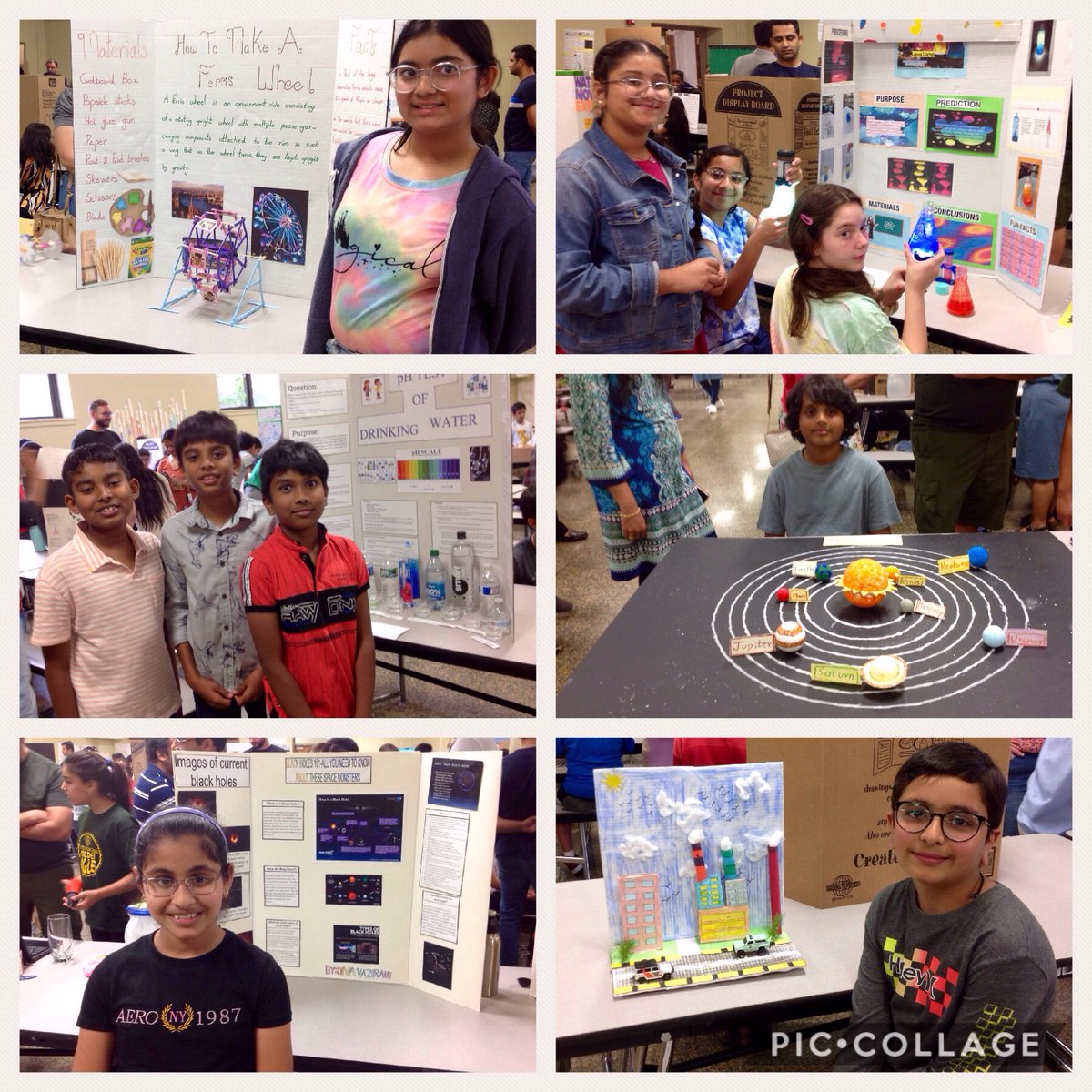 Ecologists, chemists and physicists OH MY! 👩‍🔬👨‍🔬Tapping into our inner scientist at OTR tonight! 🔭🔬#sciencefair ⁦#raisingthebar #thefutureisours  💛💚🦅