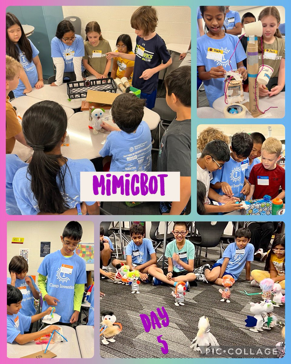 ❤️ the opportunities Ls have to share their ideas in a safe, supportive environment <a href="/CampInvention/">Camp Invention</a> To end the week, Ls showcased ways to protect their designs from the Copy Cat, applied for a patent for their unique designs, &amp; strutted their Stuffies on the catwalk! Awesome week!