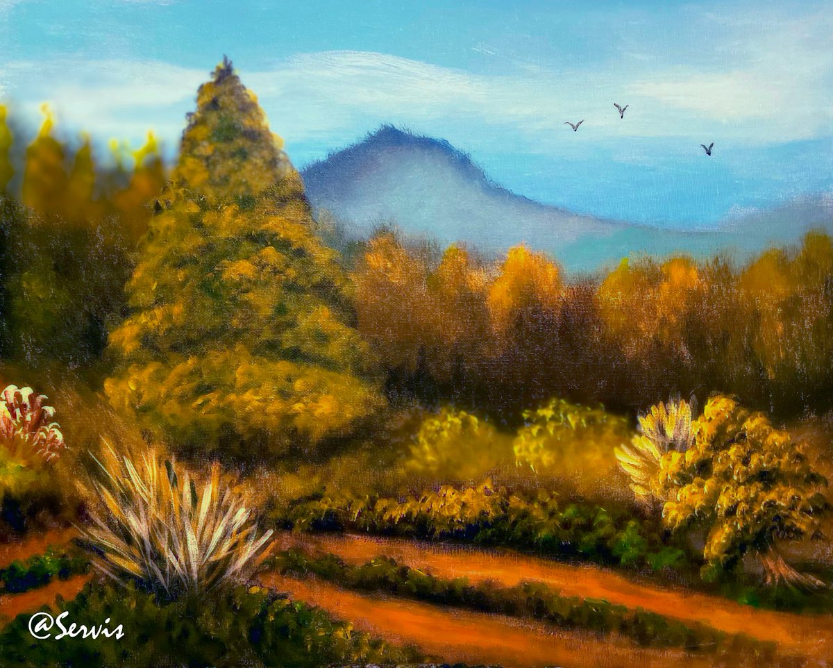 NWCitizen99's tweet photo. "Country Road Two" acrylic on canvas panel
#painting #paintings #art #artistontwitter #acrylicpainting #visualart #gift #giftideas #decor #print #Artwork #HomeDecor
#FineArtAmerica #FramedArtworks #WallDecor #Canvas https://t.co/QwNIQquNMU