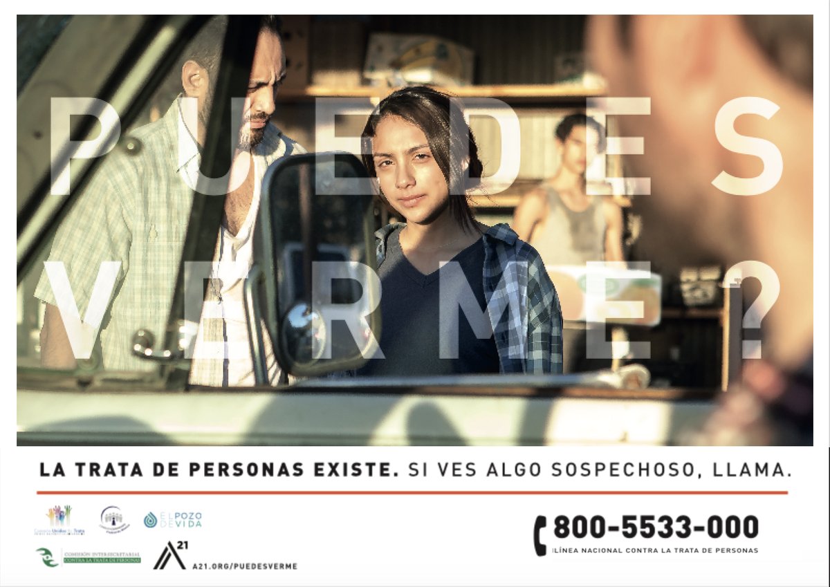 Pequeñas acciones hacen grandes movimientos. Conoce la campaña #PuedesVerme #CanYouSeeMe de #A21 y luchemos juntos contra la #TrataDePersonas bit.ly/2TRtcPk