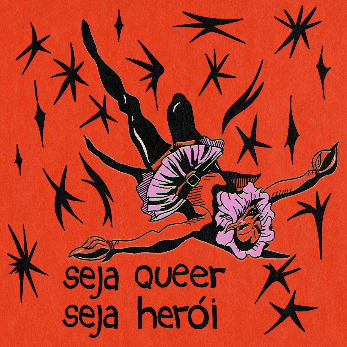 antonioluvs's tweet photo. Be queer, Be hero. inspired by "Seja marginal, Seja Herói" by helio oiticica. https://t.co/ZjCJK5cajl