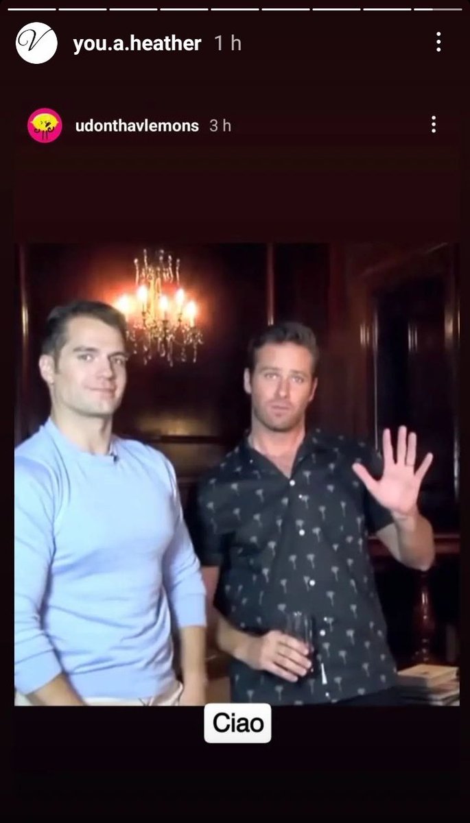 LATER ! #armiehammer #HenryCavill #themanfromuncle ❤️❤️❤️❤️