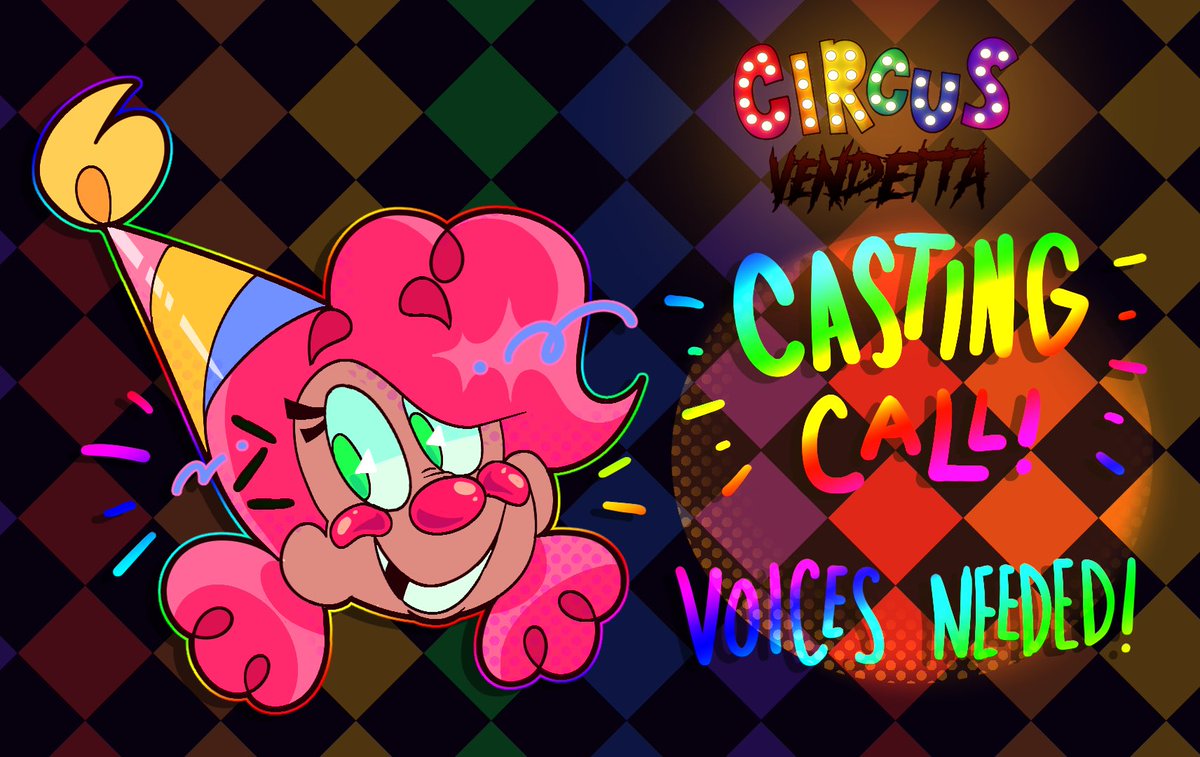 LOOKING FOR VOICES AND ARTISTS!!
.
If you are interested in voicing one of my clowns for “Circus Vendetta” or helping as a storyboarder, please visit this thread
#castingcall #helpwanted #indieanimation