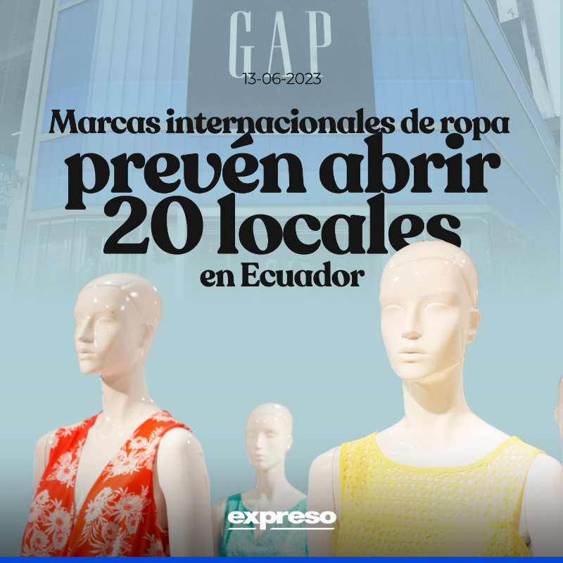 El operador de tiendas como Gap, Old Navy o Forever 21 busca expandir su presencia en Ecuador en los próximos cinco años.

Revísalo aquí 👉 bit.ly/3PsSPkv