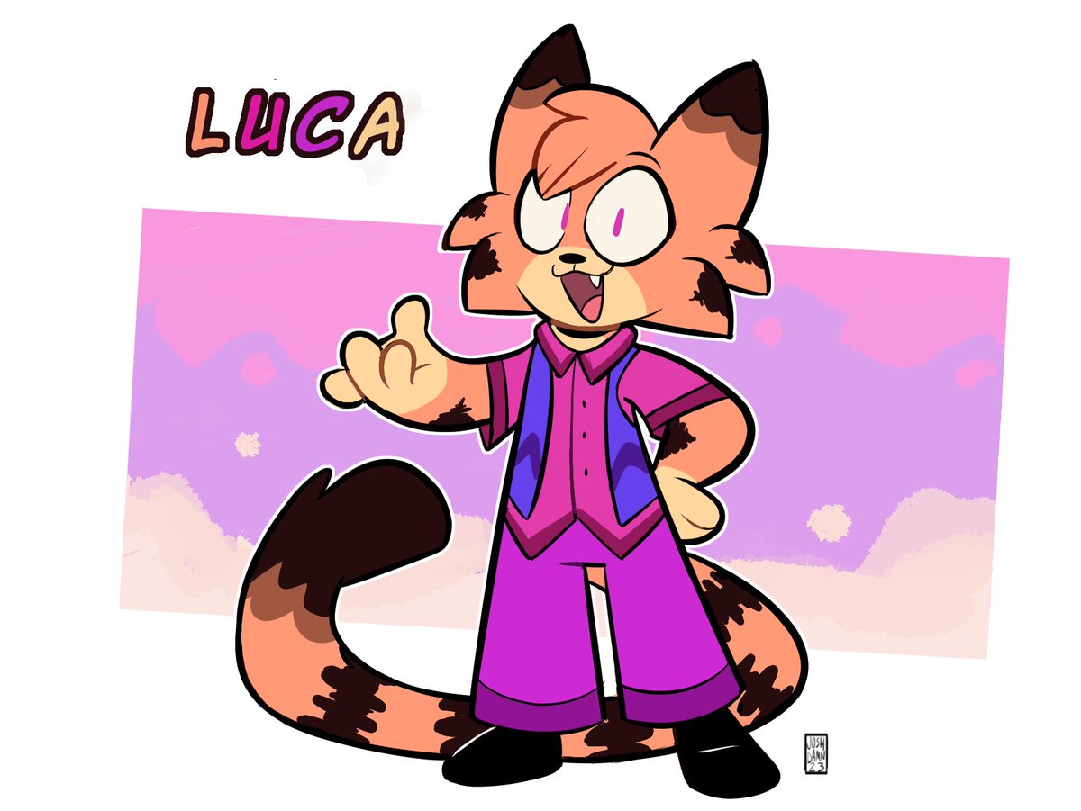 「Drew 's Luca the Tiger!  He's a cool lil」|JoshDAMN 2023のイラスト