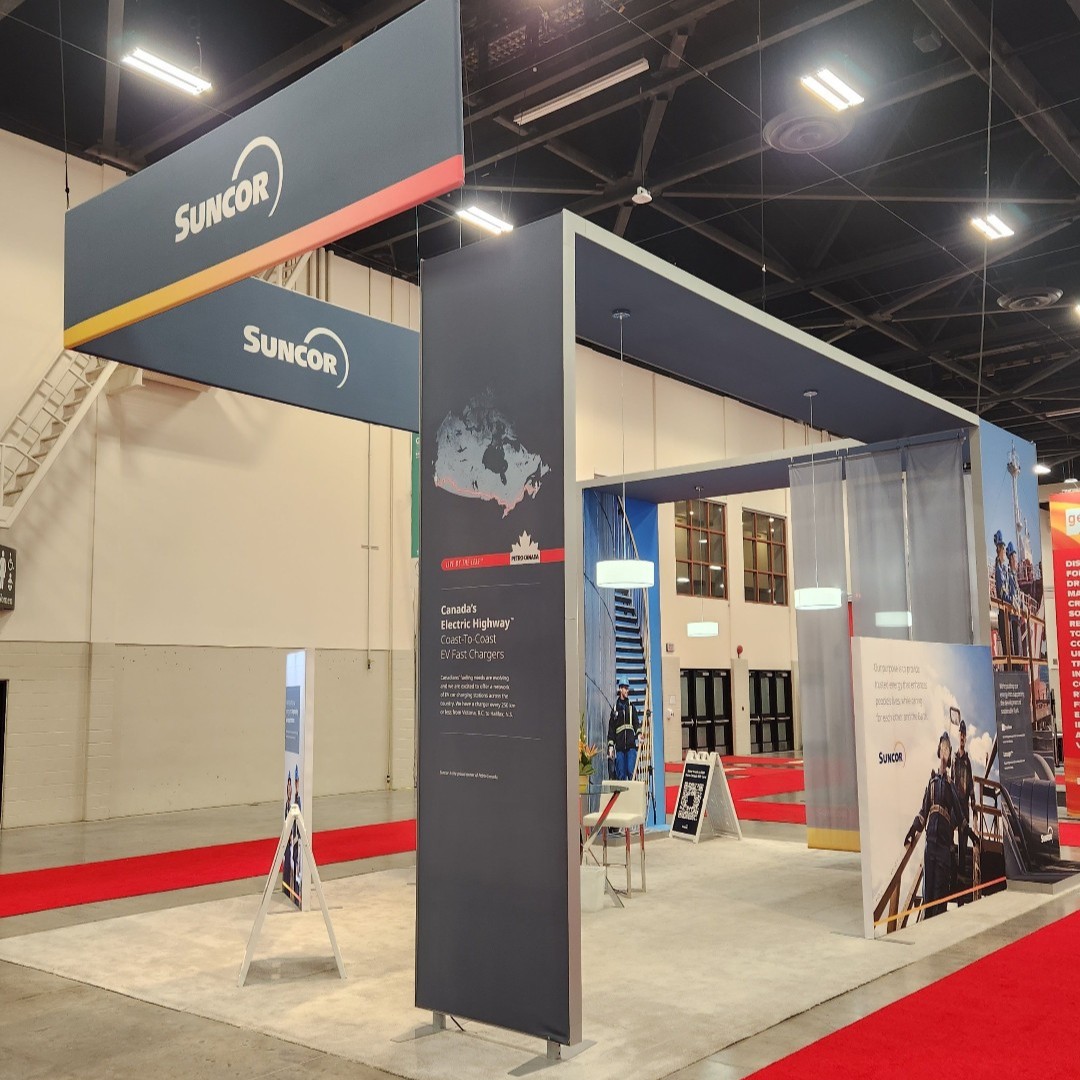 Skyline_AB's tweet photo. One of a handful of booths we built at Global Energy Show 2023! Stay tuned for more! 
.
.
.
.
#events #event #skylineexhibits #skylineexhibitsalberta #tradeshow #globalenergyshow2023 #booth #conference #energy https://t.co/WR5rx0XN8I