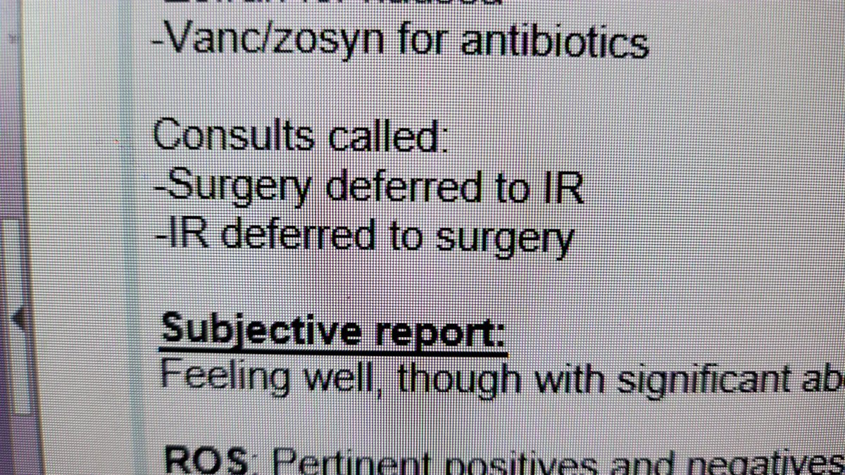 I came for the leukocytosis but I stay for the DRAMA 👏