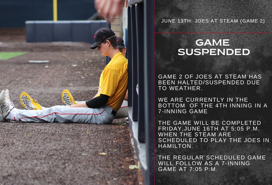 GLSCL Baseball on Twitter "RT HamiltonJoes We’re sad to say game two