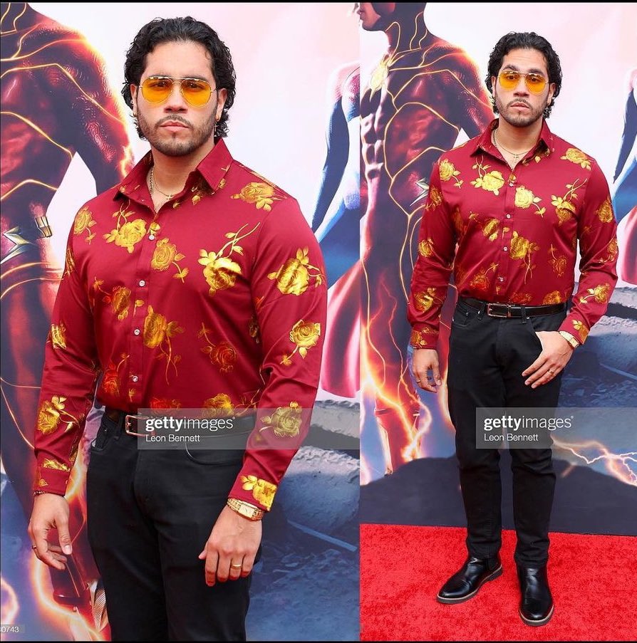 WeAreBluPrintPR's tweet photo. ABOUT LAST NIGHT: #CityOnFire actor @IAmTheAlexP spotted at the exclusive premiere of @dctheflash ⚡️#AlexanderPineiro #dccinematicuniverse #TheFlash #DCTheFlash #mayhementertainmentpr https://t.co/rxI9R9qSmw