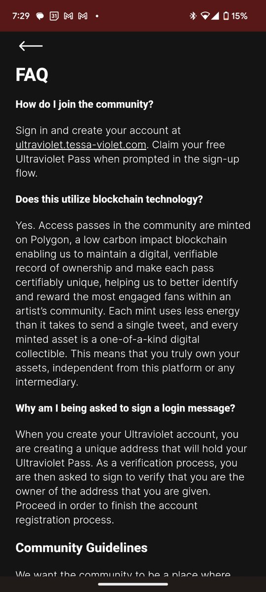DewMan001's tweet photo. Once again the arts and culture space is the target of slick talking tech salesmen looking to scam the industry, and this time it involves crypto.

In order to sign up for the site you have to make a Magic crypto wallet, and then mint an Ultraviolet Pass NFT https://t.co/3deQoavKHs
