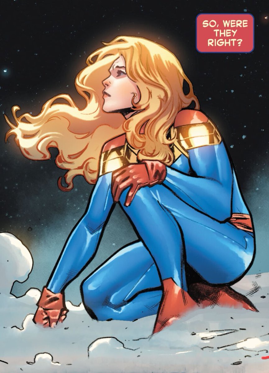 And that brings Captain Marvel to a close after 50 issues in 4 years - a huge feat in modern comics and a well deserved one.

Sad to see it end, glad we got it.

Captain Marvel (2019) #50
 ✍️ @79SemiFinalist 
🖌️ #JavierPina
🎨 @nitro_yen