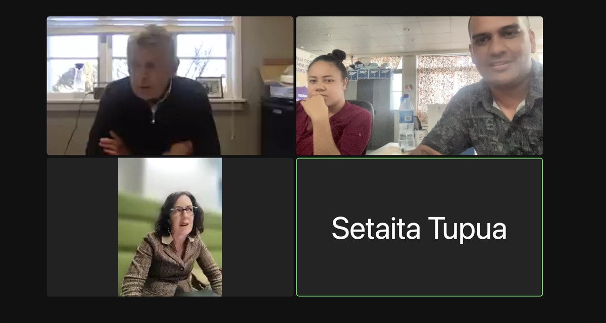 Yesterday we had an inception meeting with Mr Jeff and Ms Tracey Epps who have been recruited by <a href="/ForumSEC/">Pacific Islands Forum</a> under the #EU funded #SPIRIT project for of conduct the Legal Scoping Review of #Tuvalu legislations in light of engagement under #EPA Economic Partnership Agreement.