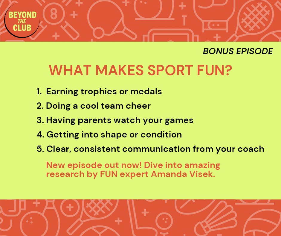 🔔 New Episode Alert! 🔔

Join @Sam_ElliottFU and @benhook1 in this week's bonus episode inspired by Amanda Visek's research!

Listen Now: 
podcasters.spotify.com/pod/show/beyon…👈

#BeyondtheClub #youthsport #youthathlete #communitysport #funinsport