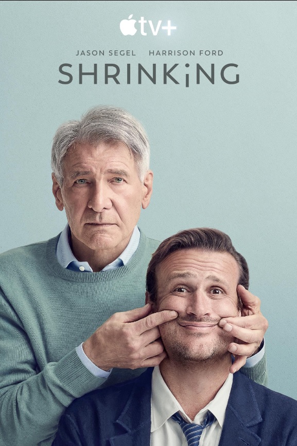 Shrinking. A funny look at the very serious topic of how we all need other people.  Listen to our #SpoilerFree review hesaidshesaidmovies.com/256 #Shrinking #AppleTV #Podcast #FilmTwitter