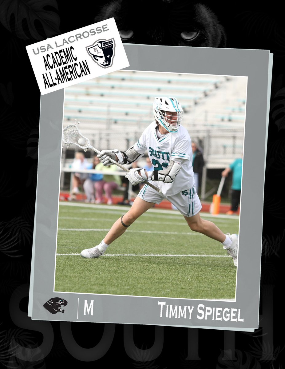 Congrats to TIm Spiegel for being named an @USA_Lacrosse Academic All American #strengthofthepack