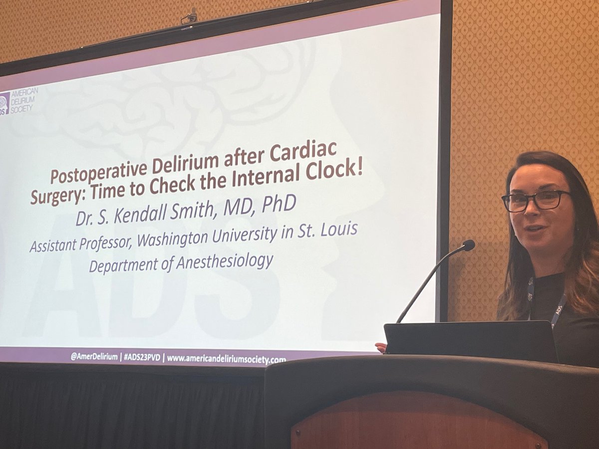 @tweetgeeek explicating the role of altered circadian rhythms in delirium this am at @AmerDelirium #ADS23PVD :