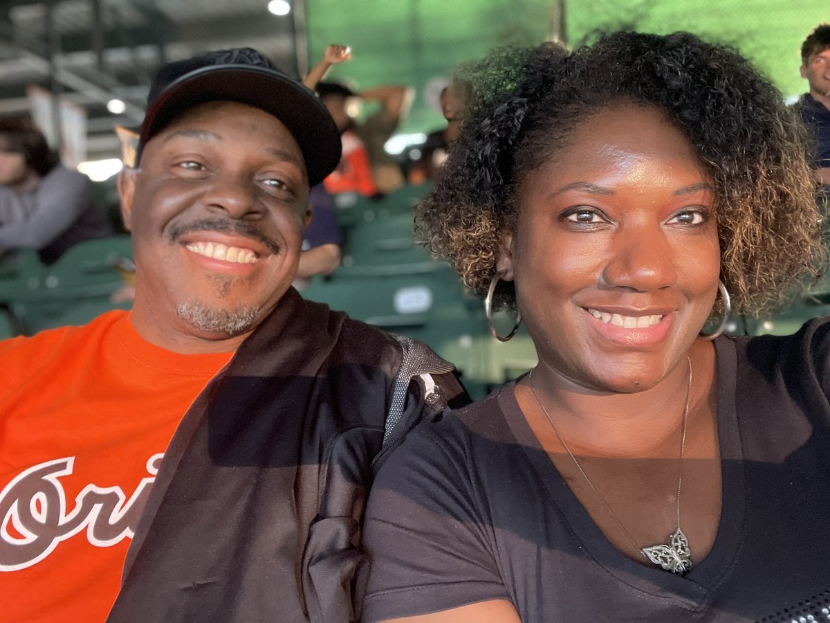 Me and Husbae #CamdenYards #Baltimore #Orioles