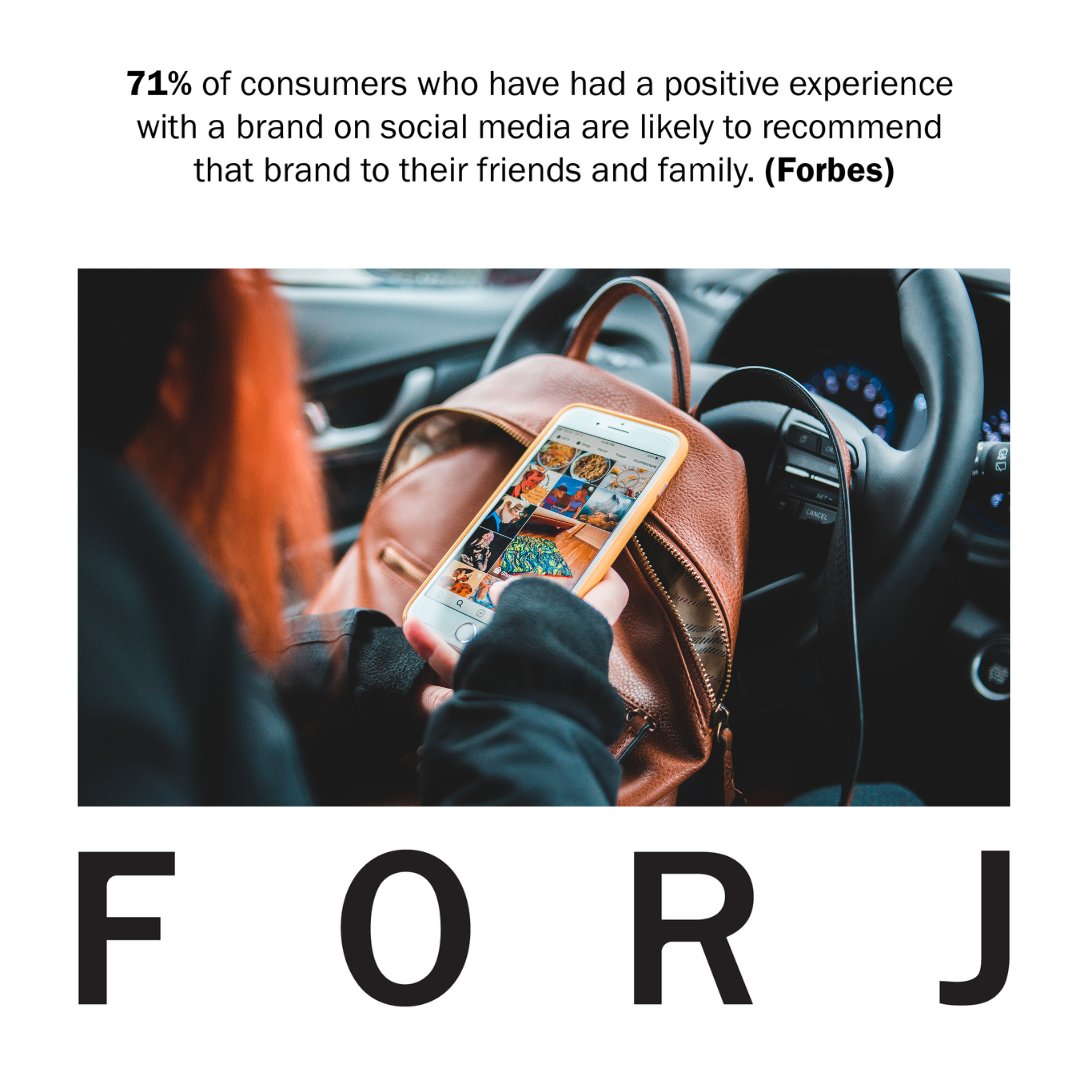 Don't underestimate social media's power in building brand loyalty and attracting new customers. Make sure you're providing top-notch customer service and creating a positive experience for your followers. Who knows, they may just recommend your brand to their entire network!