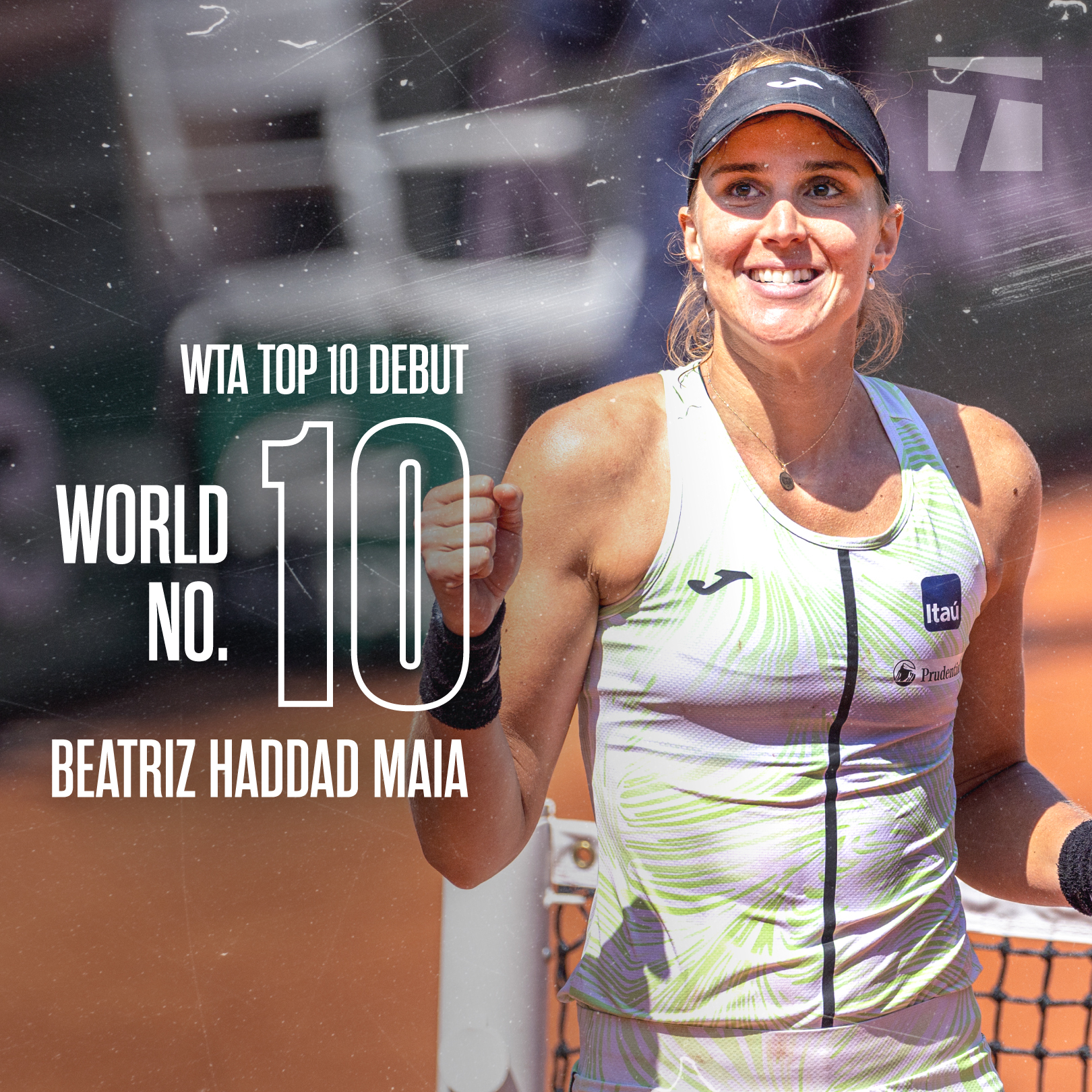 Bia Haddad Maia entra no top-10 do ranking da WTA