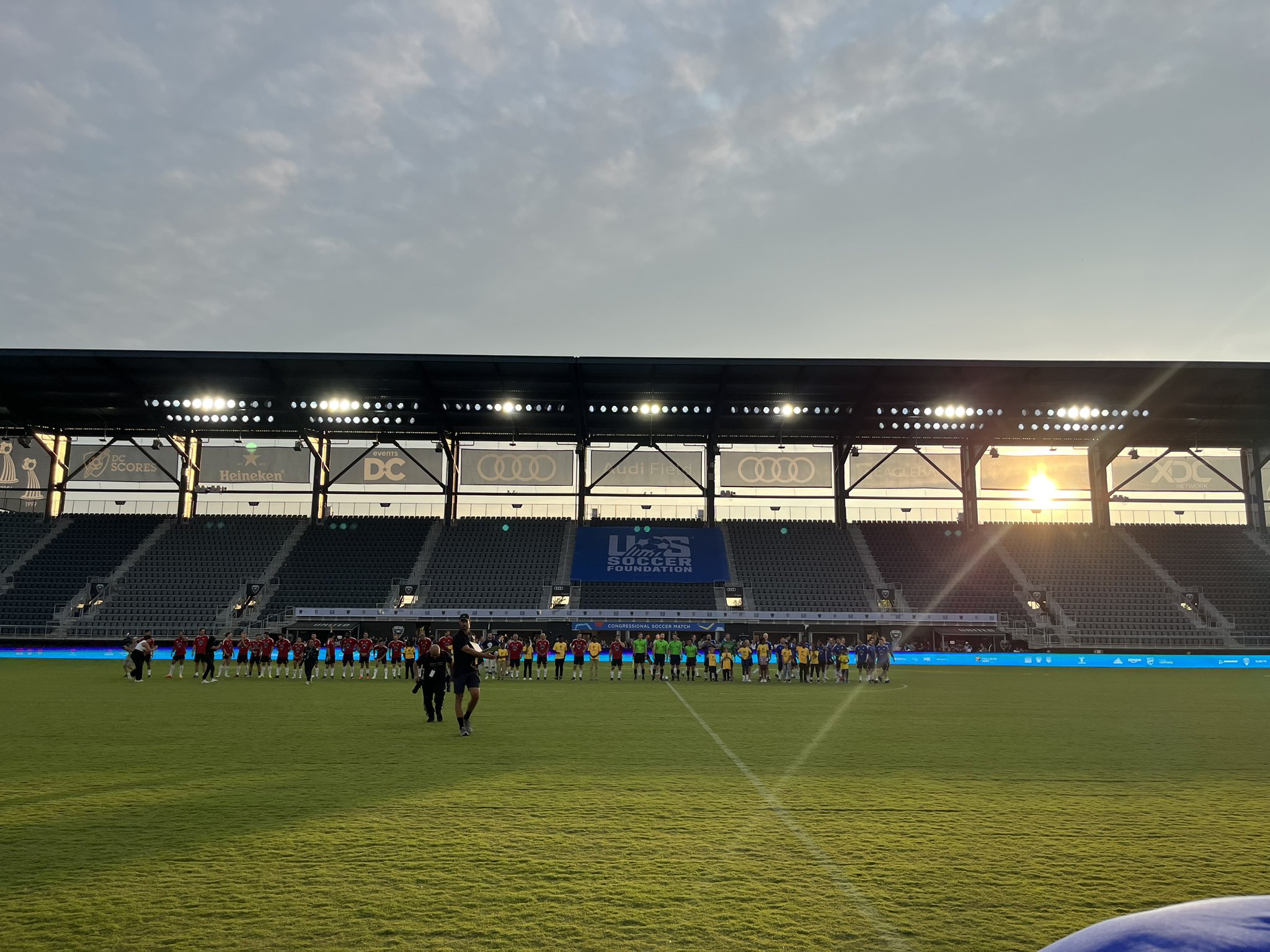 Max Cohen on Twitter "Teams have taken the field at the Congressional