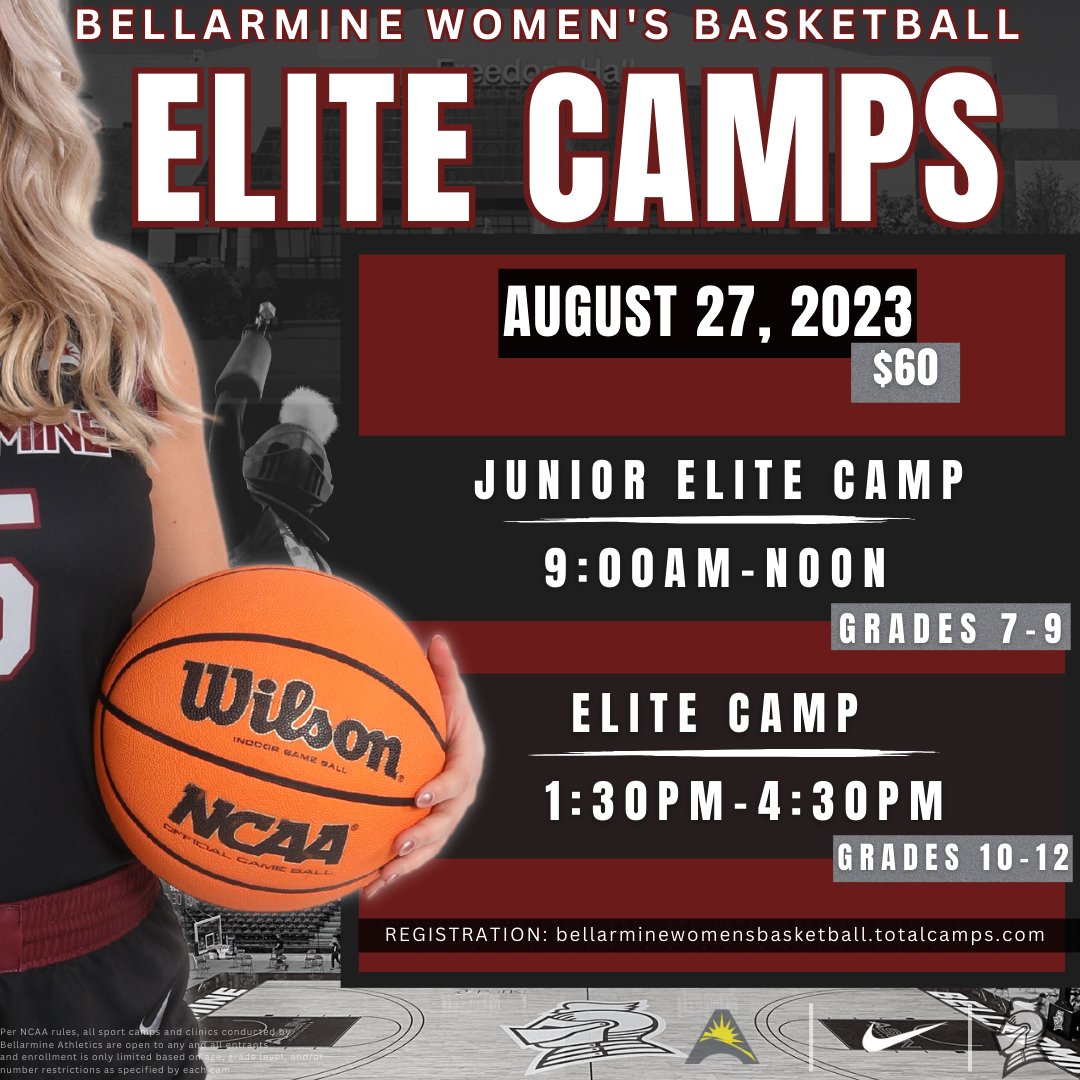 BUKnightsWBB's tweet photo. 🚨 Sign up Today!! Elite Camp will be here before you know it! Get ahead of the game today! Look forward to seeing you all there! https://t.co/X9JoYUB7ND