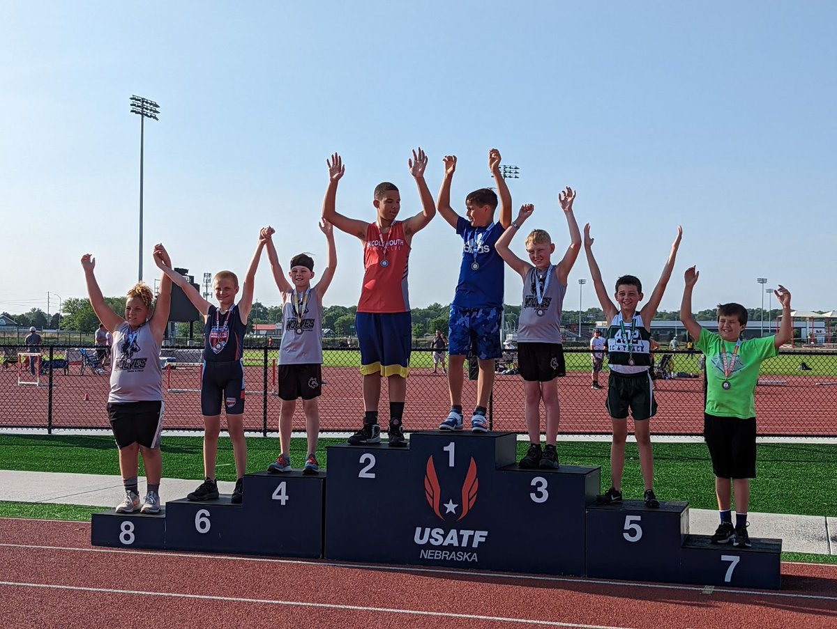 EAA_Track's tweet photo. 6th place and regional qualifier, boys 11-12 javelin Mason Fehringer! #javelin #usatf #trackandfield #Nebraska https://t.co/iDQKdalxnQ