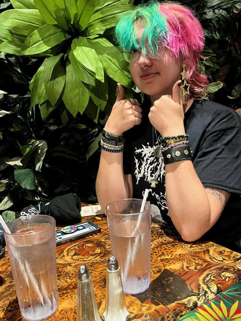 echokelly's tweet photo. @TedNivison me and my friends watched your rainforest cafe video when we were super stoned one night, and it became a huge inside joke and sent me on a quest across Canada. today that quest came to an end. ty Ted for enlightening me to the rainforest cafe https://t.co/b3t3Sb8wyS