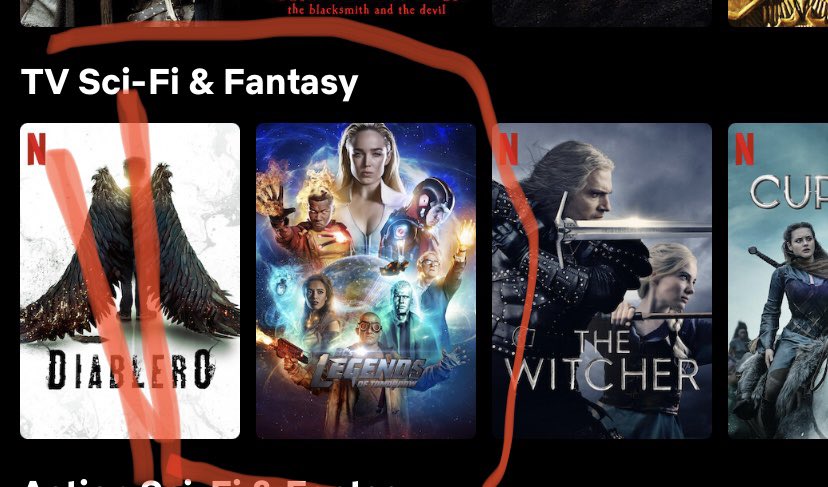 joseycab13's tweet photo. I love seeing #LegendsofTomorrow on so many different lists the past month. Netflix knows what’s up! #SaveLegendsOfTomorrow https://t.co/DTppMRl6Gb