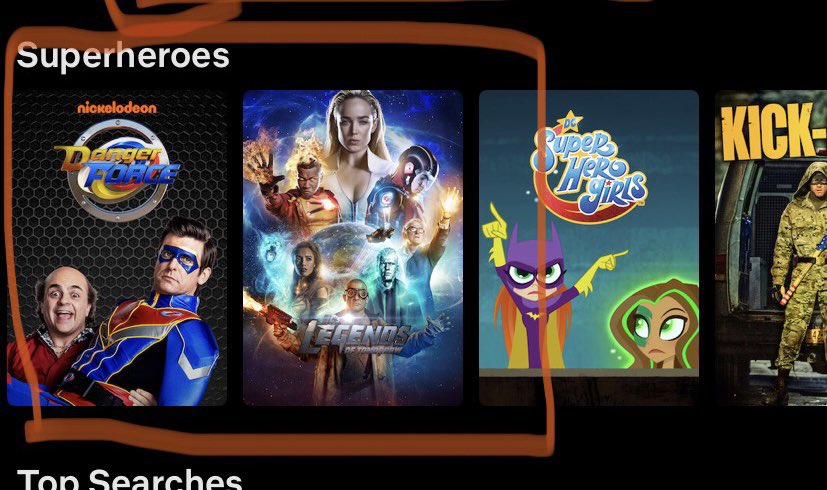 joseycab13's tweet photo. I love seeing #LegendsofTomorrow on so many different lists the past month. Netflix knows what’s up! #SaveLegendsOfTomorrow https://t.co/DTppMRl6Gb