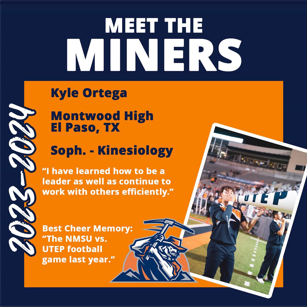 Welcome back to our 2nd year Kyle, we are looking forward to another amazing year! ⛏️
#picksup #gominers