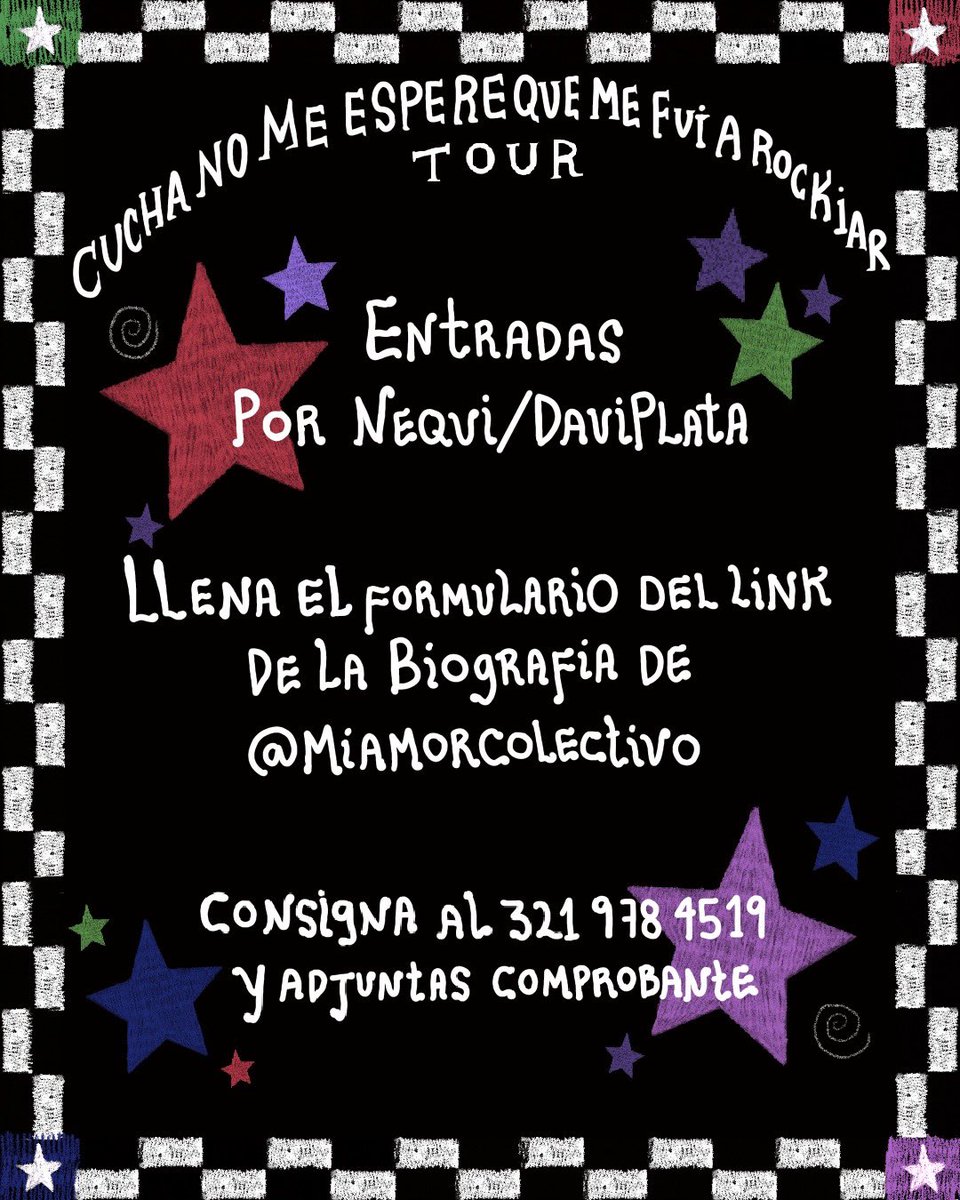 SabadoAzul_'s tweet photo. Entradas en la bio de Mi Amor Colectivo 🩷
https://t.co/sbUWDHd77f https://t.co/MlqrkG7VZi