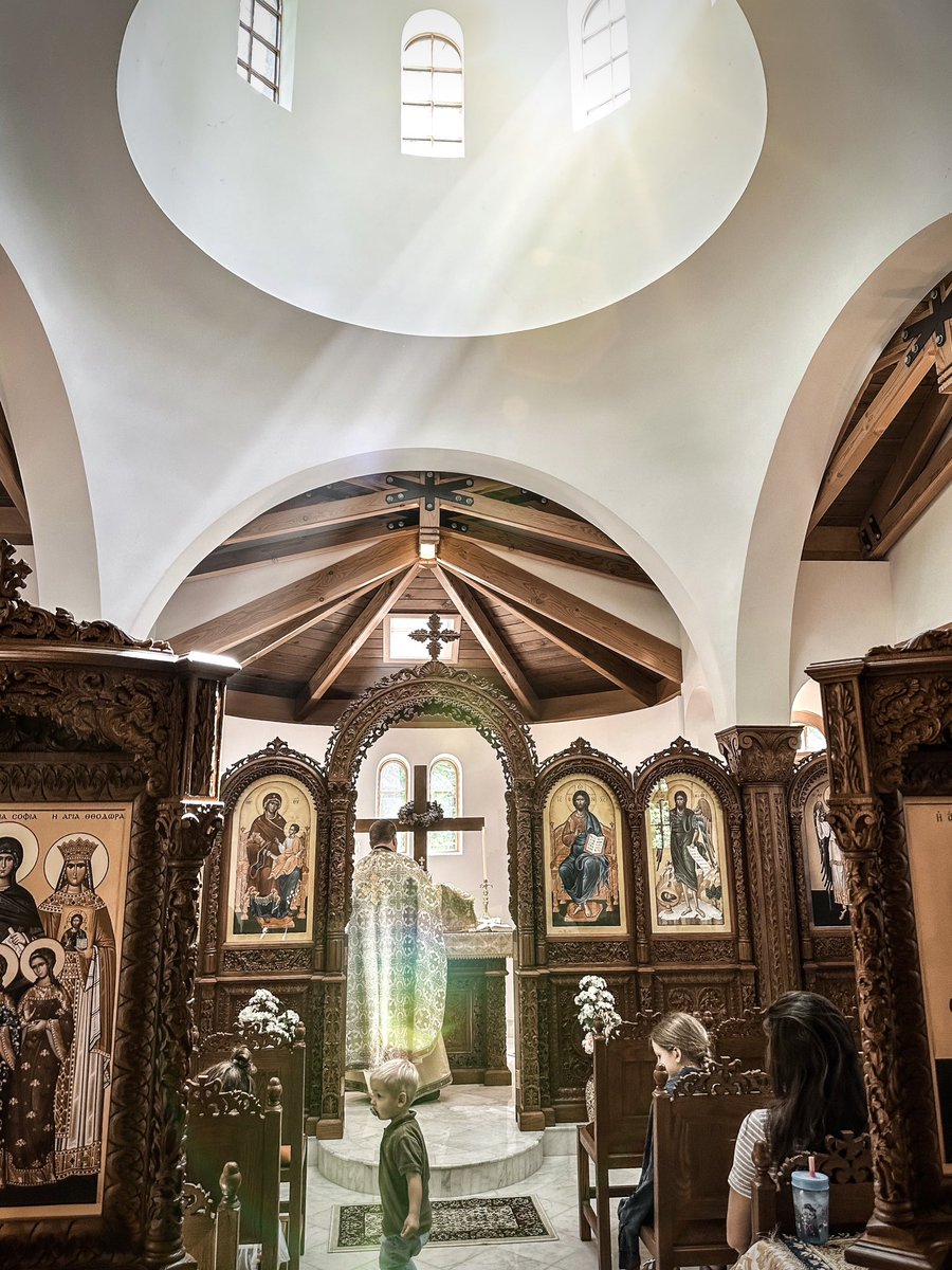 “See that you do not despise one of these little ones. For I tell you that their angels in heaven always see the face of my Father in heaven.”

Matthew 18:10

facebook.com/OrthodoxStowe?…

#Orthodoxy #LiveOrthodoxy #GoStowe #OrthodoxStowe #SaintKatherine #StoweVermont #faith