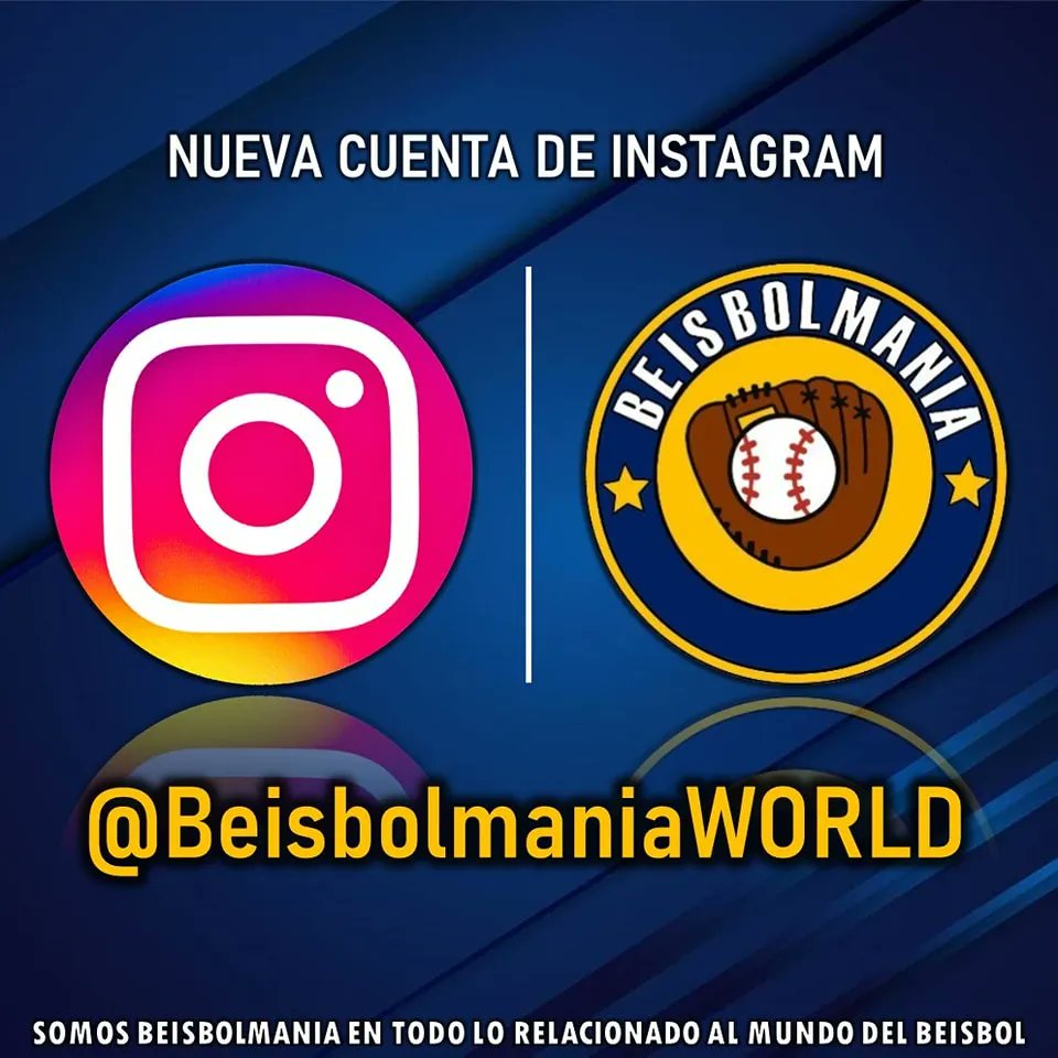 Nuestra cuenta de Instagram <a href="/BeisbolmaniaVE/">Beisbolmanía</a> fue inhabilitada por la comunidad de Instagram, pero nuestro compromiso a seguir informando sigue en pie. Decidimos sacar de lo malo, algo bueno:

Anunciamos la nueva cuenta de Instagram:
@BeisbolmaniaWorld
⬇️⬇️
buff.ly/43EiRVZ